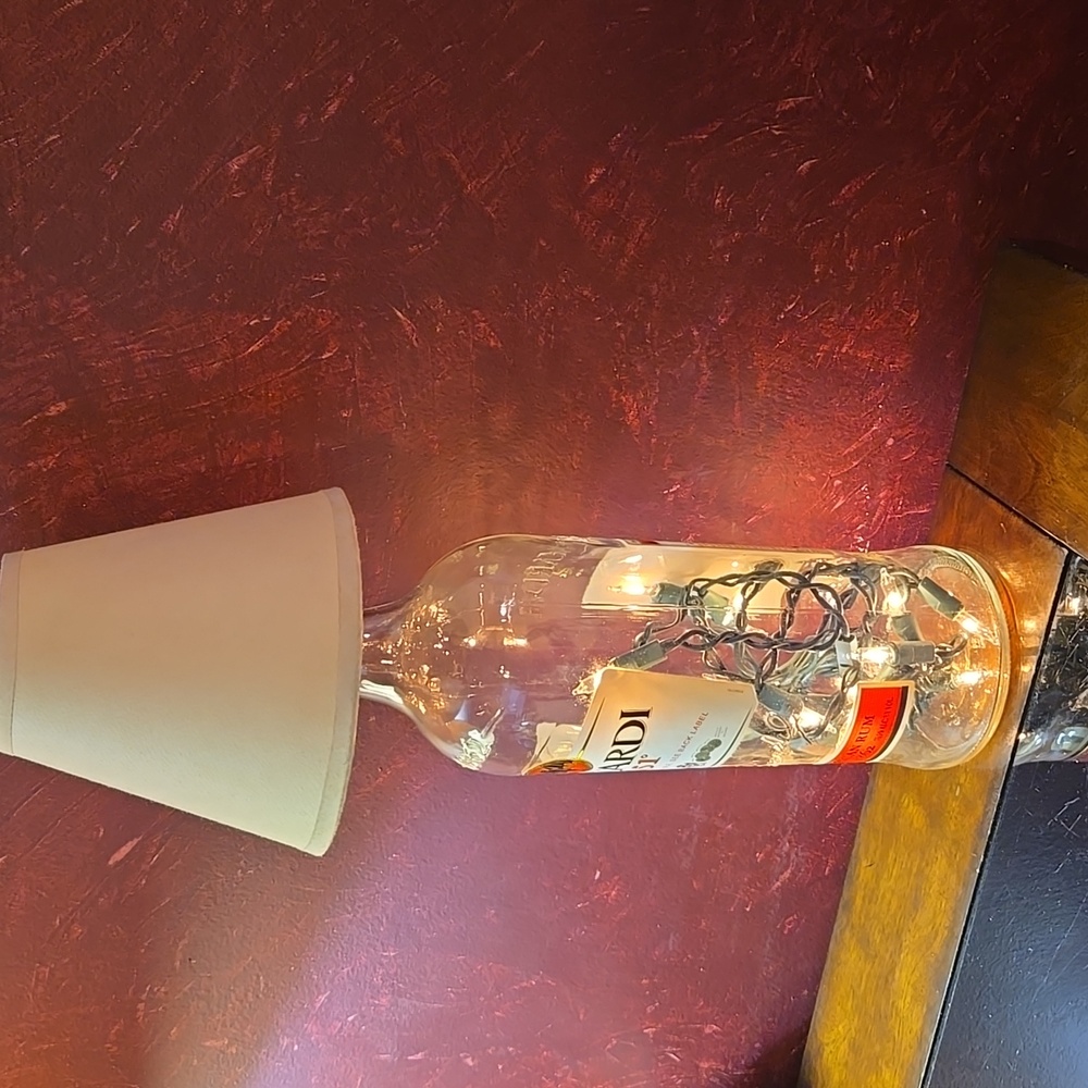 Bacardi 151 Lighted One Of A Kind Bottle Lamp - Picture 5 of 11
